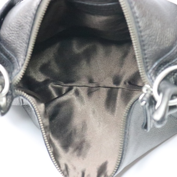 Banana Republic Pewter Metallic Shoulder Bag Occasional Handbag - Picture 6 of 6